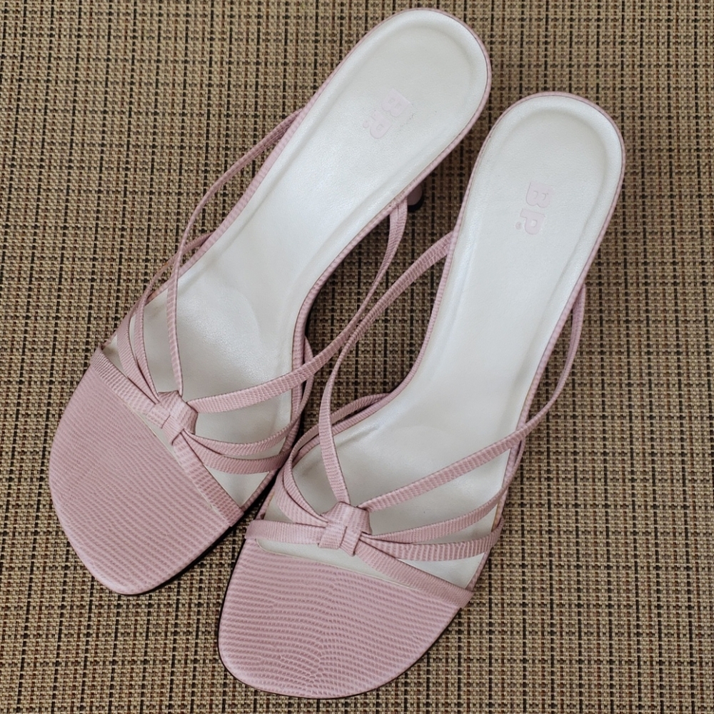 Nordstrom BP | light pink dress sandals | 9 EUC - Picture 2 of 12